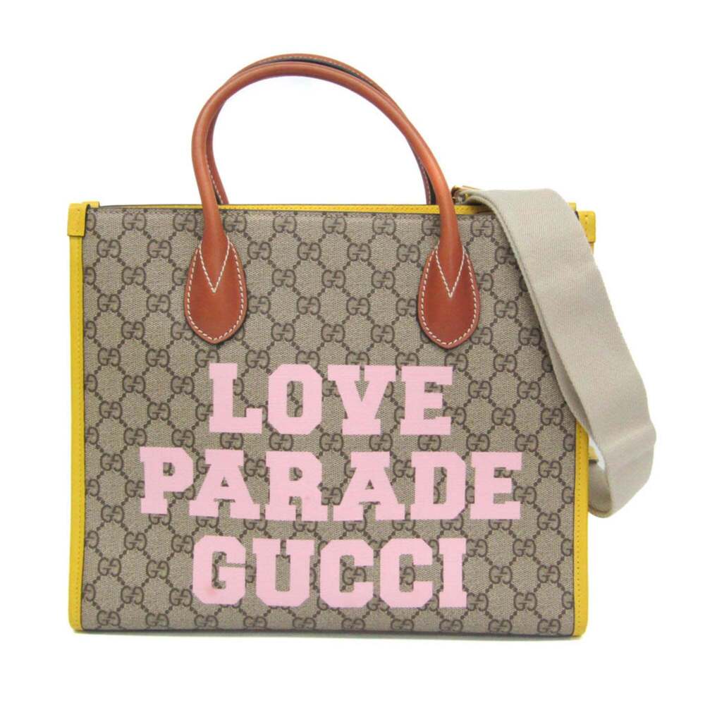 GUCCI Cream Leather Shoulder Bag